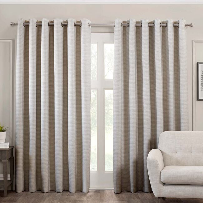B/OUT & THERMAL WAFFLE WEAVE WHITE 90x90 Curtain 