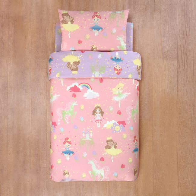 JUNIOR BED DUVET COVER Princess Garden
