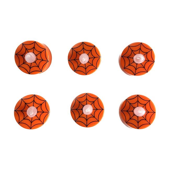 Halloween LED Tea Lights - 6 Pack