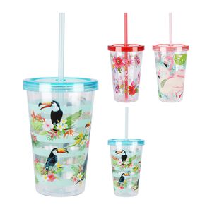 Summer Tumbler With Straw