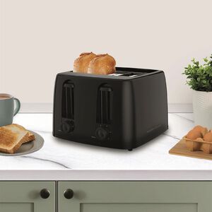 HAMILTON BEACH ESSENTIALS BLACK 4 Slice Toaster