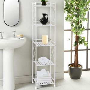 Causeway Bay 5-Tier White Shelving Unit