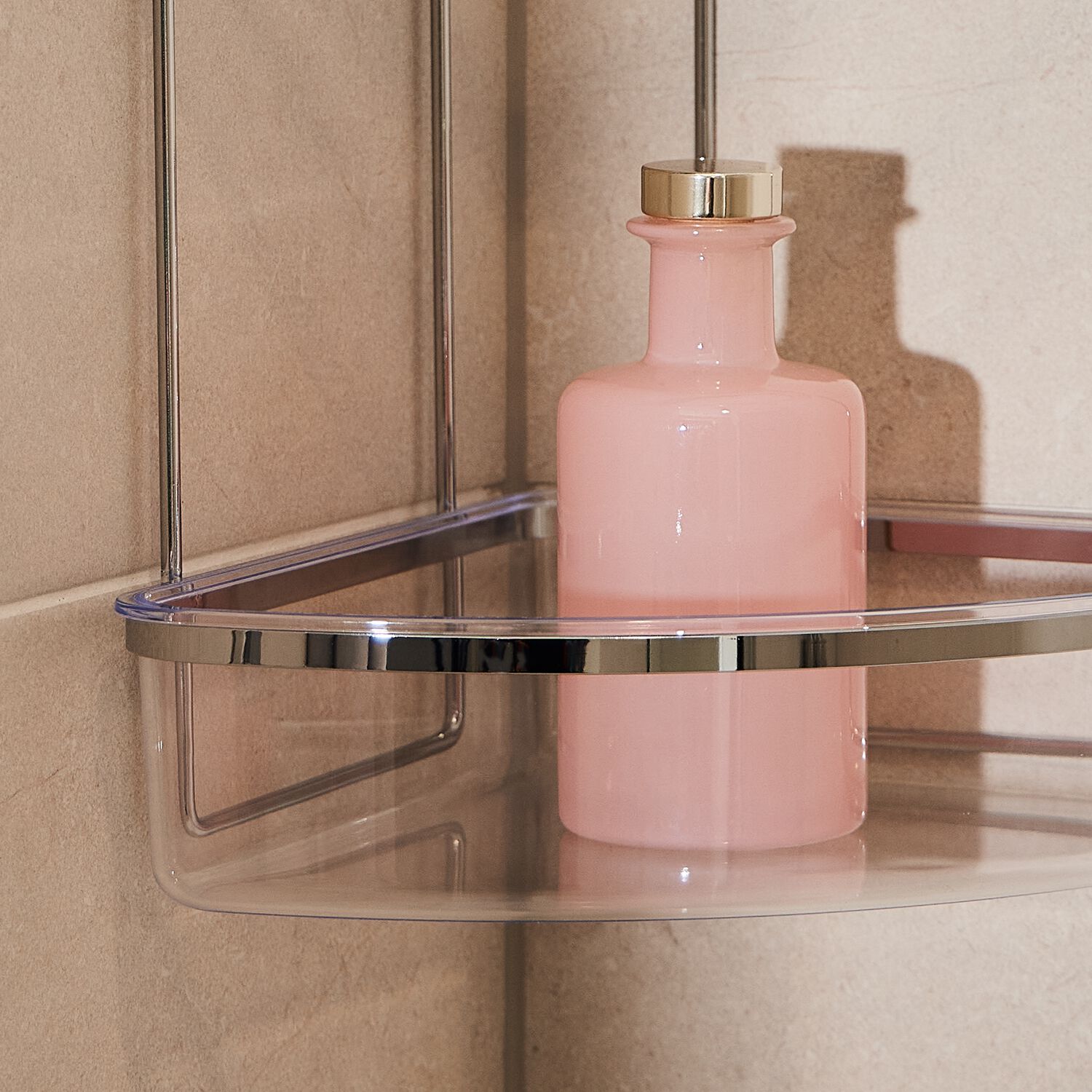 Espelho 2 Tier Bathroom Corner Rack Home Store More