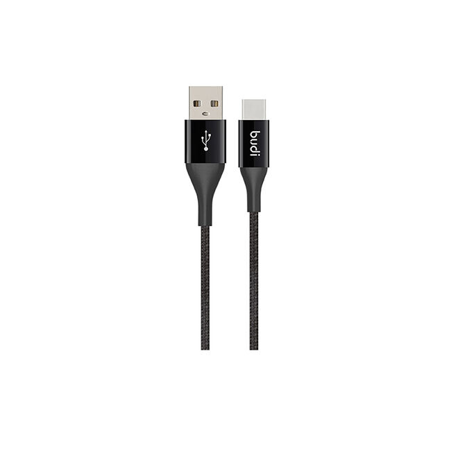 Budi Black Type C 1.2m Charging Cable