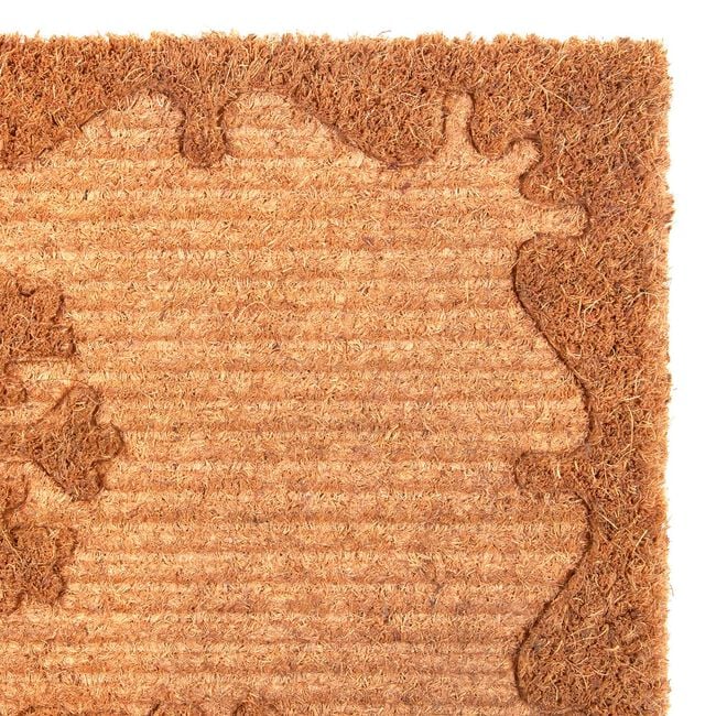 Christmas Santa Coir Ribbed Door Mat 40cm x 70cm