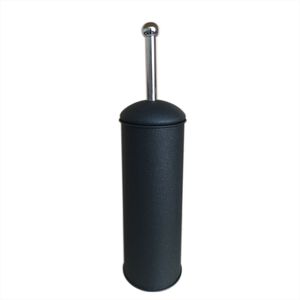 Black Sparkle Dome Lid Toilet Brush and Holder