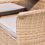 Verona Rattan Companion Bench