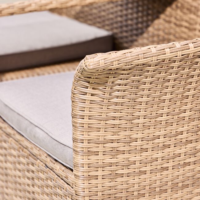 Verona Rattan Companion Bench