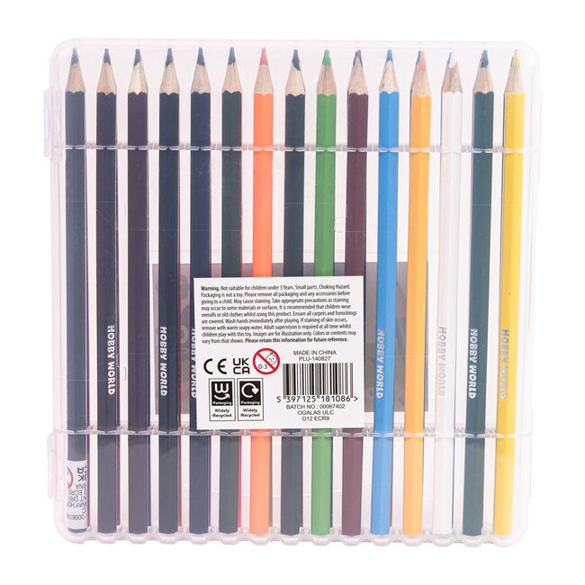 30 Pack Colouring Pencils In Case 