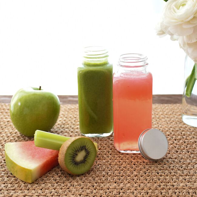 Melii 6 Glass Bottles - 250ml 