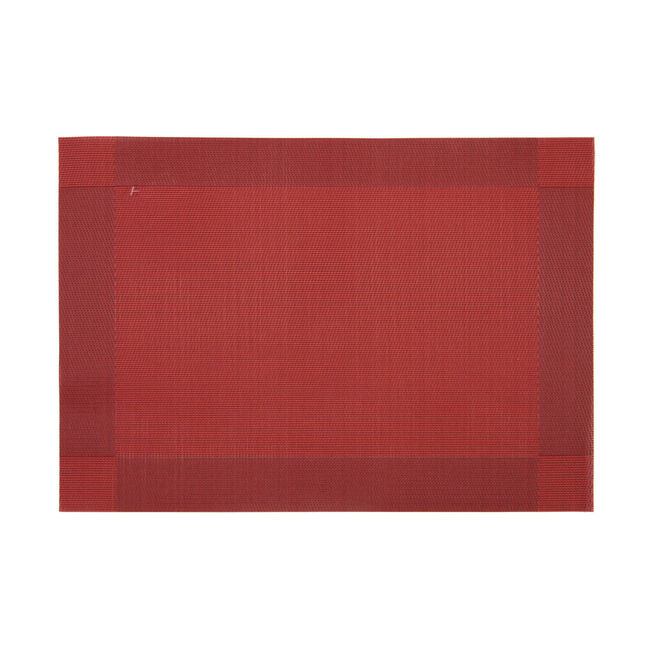 Netted Oxford Placemat - Burgandy