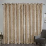BLACKOUT & THERMAL BANDED GOLD 66x54 Curtain