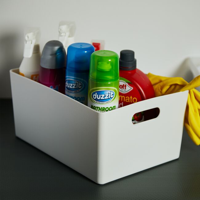 Studio 2 Etched Light Grey 5.02 Storage Basket