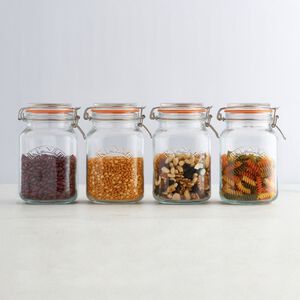 Kilner Square Clip Top Jar 1.5L