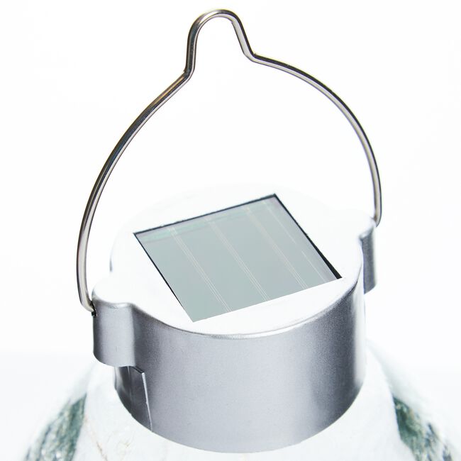 Glass Solar Disc Garden Light