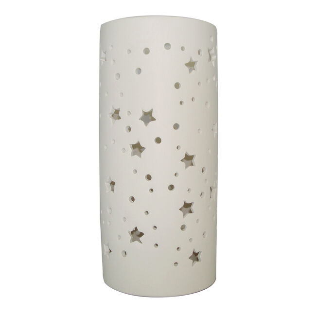 Ceramic Sculptured Stars Table Lamp