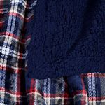 RUANE BORG CHECK NAVY 150x200cm Throw
