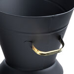 Silverflame Waterloo Coal Bucket with Brass Handle