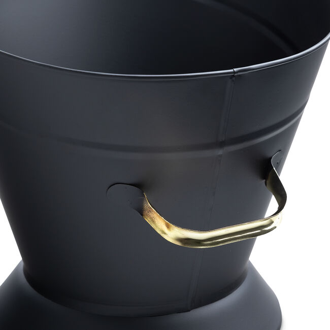 Silverflame Waterloo Coal Bucket with Brass Handle
