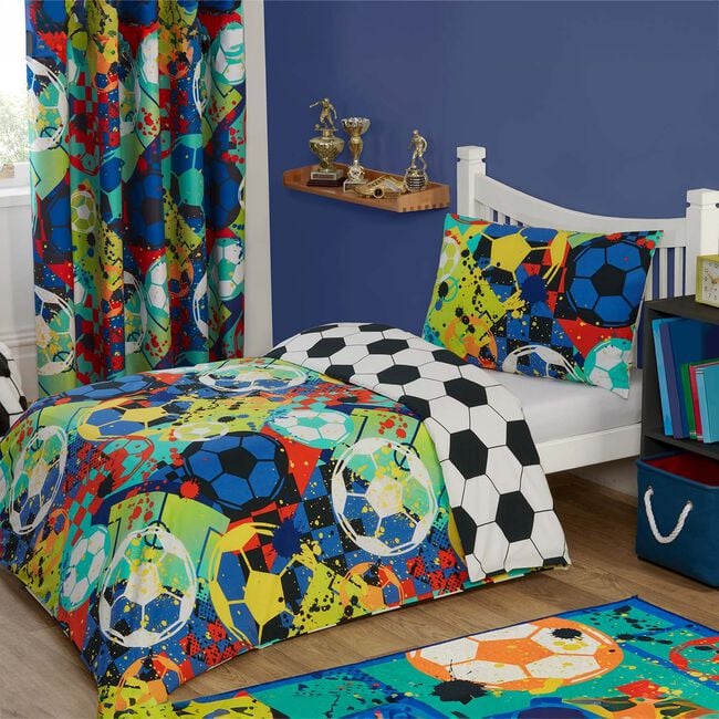 JUNIOR BED DUVET COVER Football Hero