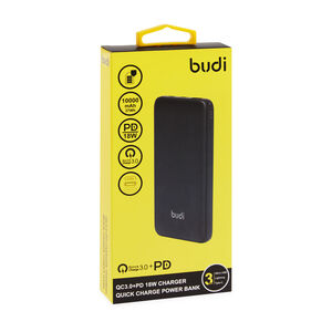 Budi black 10000mAH Power Bank 