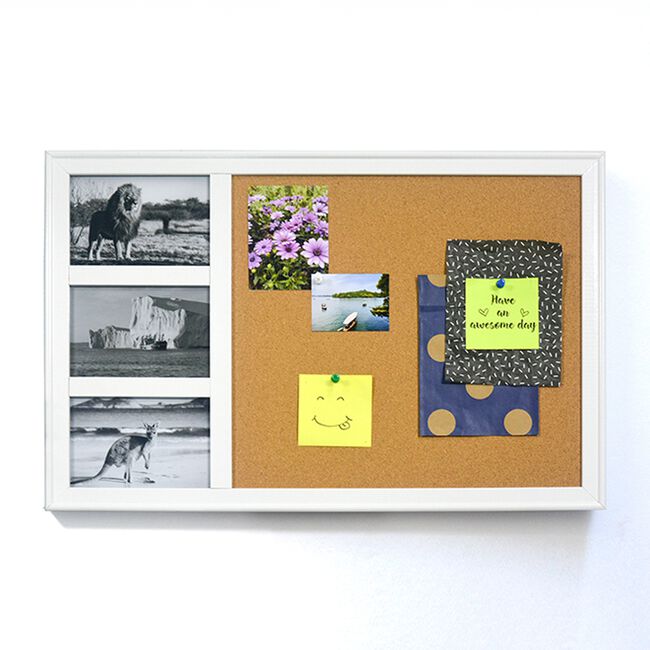 Photo Frame Cork Board