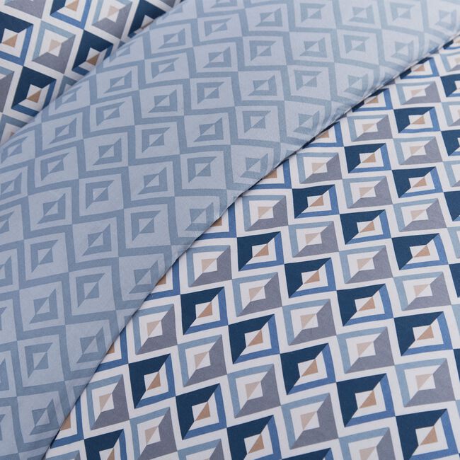 SINGLE DUVET COVER Jenkins Blue