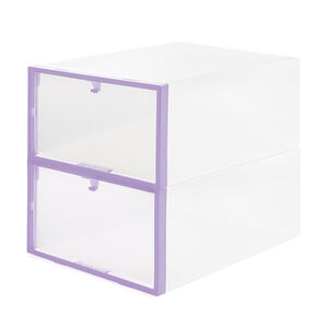 Lady's Shoe Box 2 Pack Purple