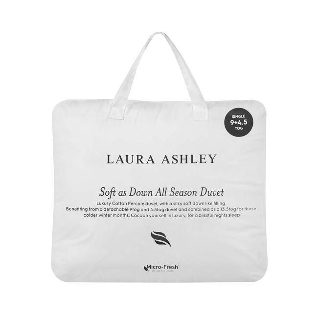 LAURA ASHLEY ALL SEASONS 13.5 TOG SUPERKING Duvet