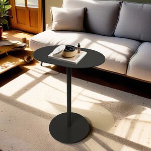 Forma Black Metal Side Table