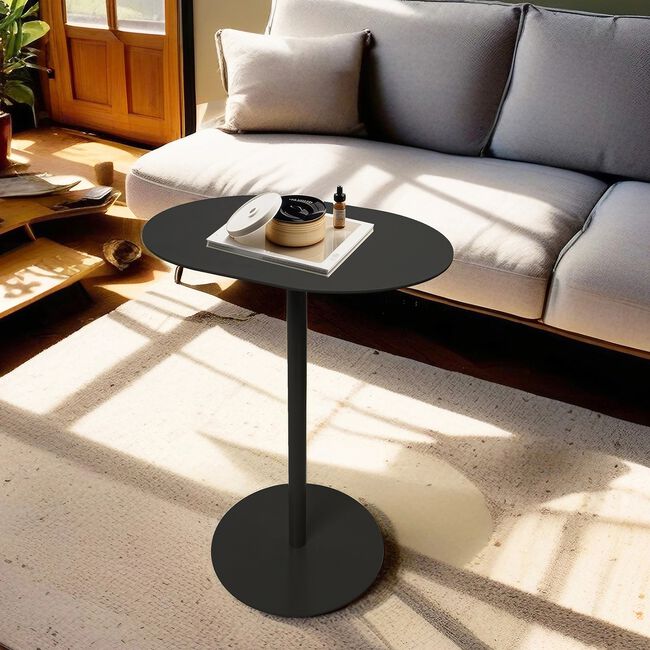 Forma Black Metal Side Table