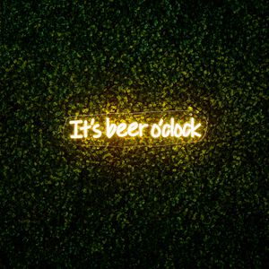 It's Beer O'Clock Wall Neon Sign