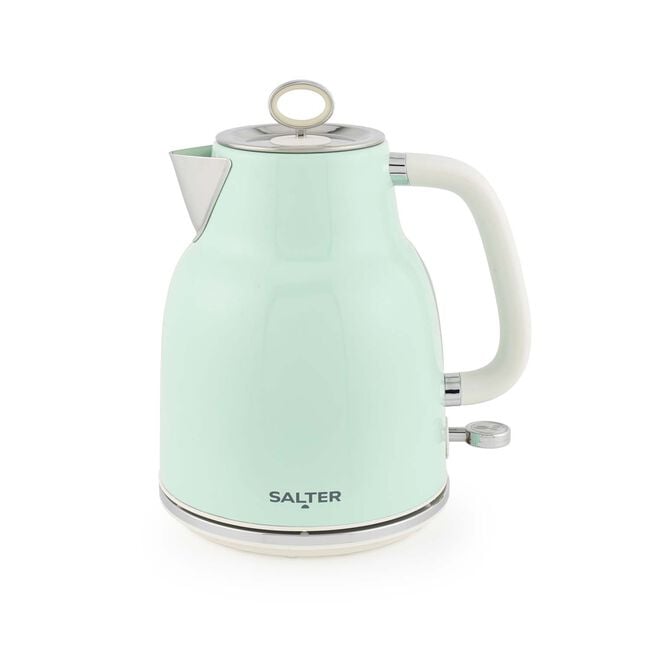 SALTER RETRO GREEN 1.7L Rapid Boil Kettle