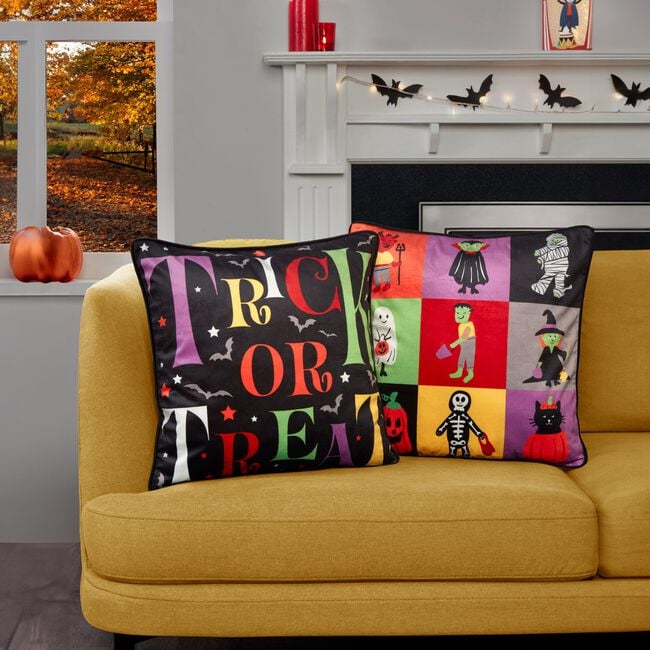 Trick Or Treat Pals Cushion Covers - 2 Pack