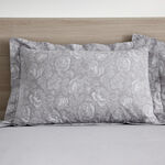 Roisin Oxford Pillowcase Pair - Grey