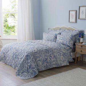 Ambrose Bedspread 200cm x 220cm - Blue
