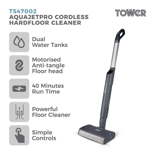 Tower Aquajet Pro Cordless Hardfloor Cleaner
