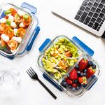 Decor Deluxe Clips Glass Container 980ml