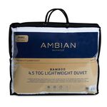 BAMBOO 4.5 TOG SINGLE Lightweight Duvet