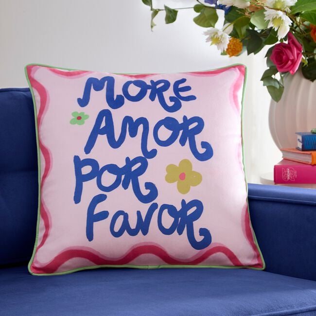 Amor Cushion 45cm x 45cm - Pink