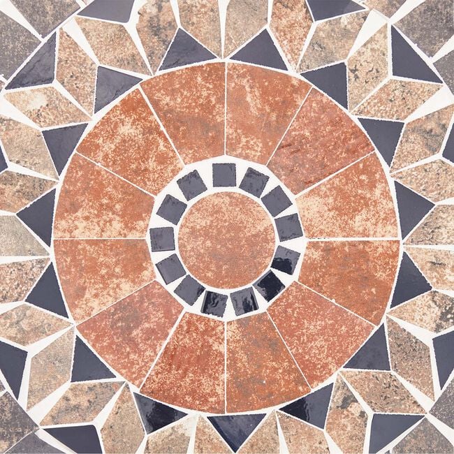 Diamond Mosaic Bistro Set 3 Piece