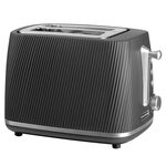 Daewoo Cascade 2 Slice Black Toaster