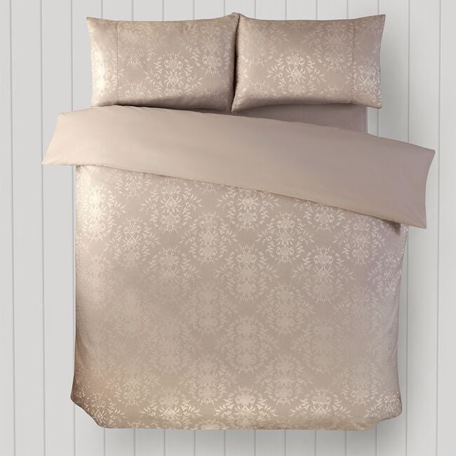 SINGLE DUVET COVER Anglesey Jacquard Champagne &nbsp;&nbsp;&nbsp;&nbsp;&nbsp;&nbsp;&nbsp;&nbsp;&nbsp;&nbsp;&nbsp;&nbsp;&nbsp;&nbsp; 