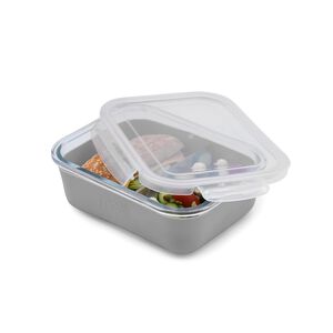Melii Grey Glass Container with Silicone Sleeve