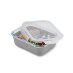Melii Grey Glass Container with Silicone Sleeve