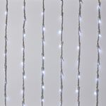 240 White LED Waterfall Curtain Christmas Lights