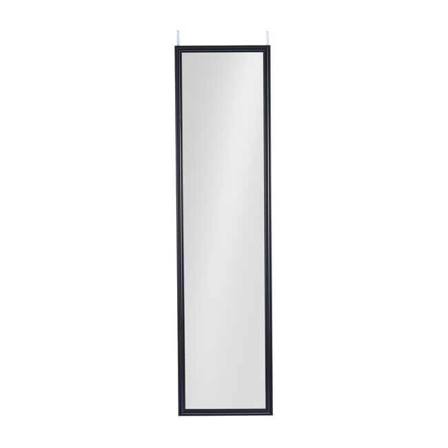 OVER THE DOOR Mirror Black 30 x 120cm