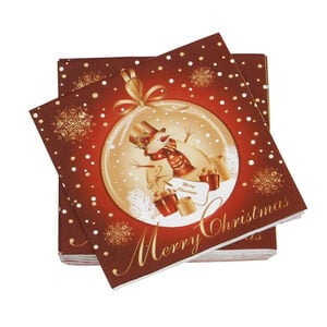 Merry Christmas Napkins 20 Pack