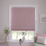 BLACKOUT & THERMAL TEXTURED ROSE 90X140cm Roman Blind