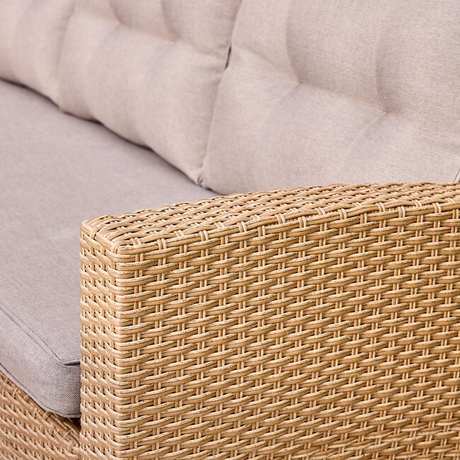 Genoa Rattan Corner Sofa Set